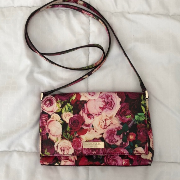 kate spade Handbags - LAST PRICE DROP  Floral Kate Spade Crossbody